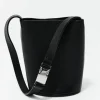 St. Agni Adjustable Bucket Bag - Black