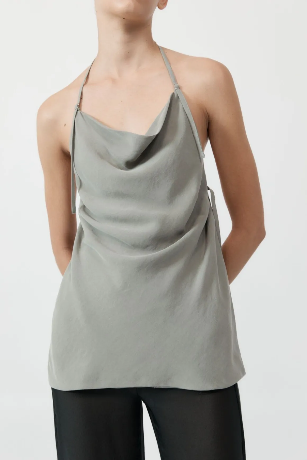 St. Agni Adjustable Strap Top - Shadow