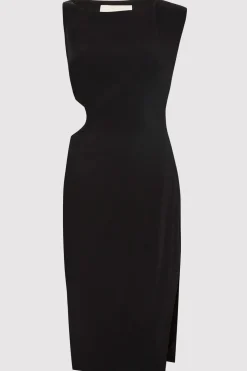 St. Agni Arc Cut Out Dress - Black