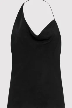 St. Agni Asymm Drape Top - Washed Black