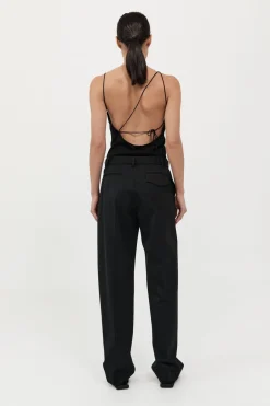 St. Agni Ava Knit Top - Jet Black