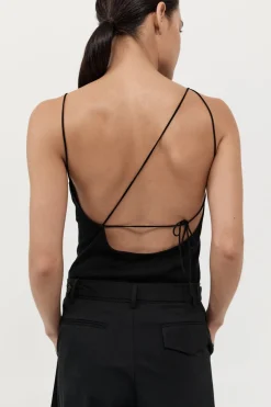 St. Agni Ava Knit Top - Jet Black