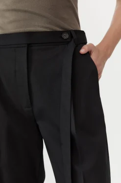 St. Agni Belted Pants - Black