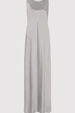 St. Agni Bias Tank Dress - Silver
