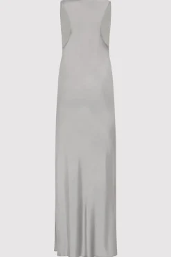 St. Agni Bias Tank Dress - Silver