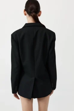 St. Agni Carter Blazer - Black