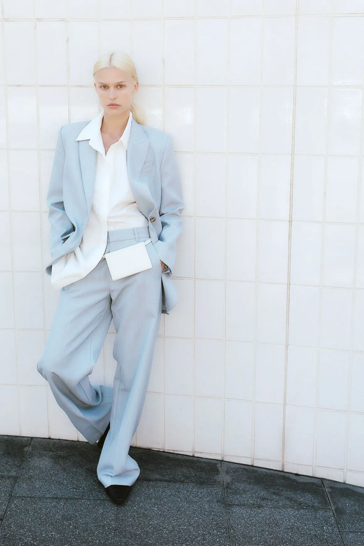 St. Agni Carter Trousers - Stone Blue