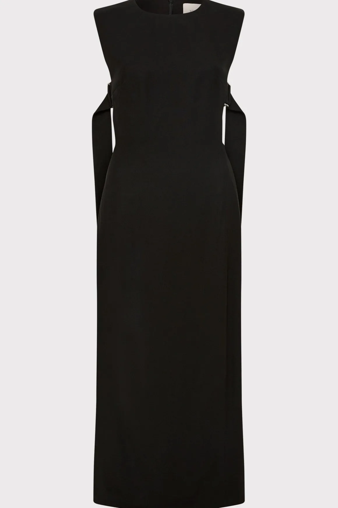St. Agni Classic Side Detail Dress - Black