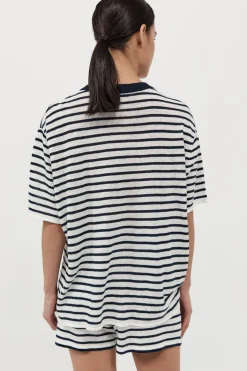 St. Agni Copain Knit Shorts - Brenton Stripe