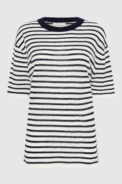 St. Agni Copain Knit Tee - Brenton Stripe