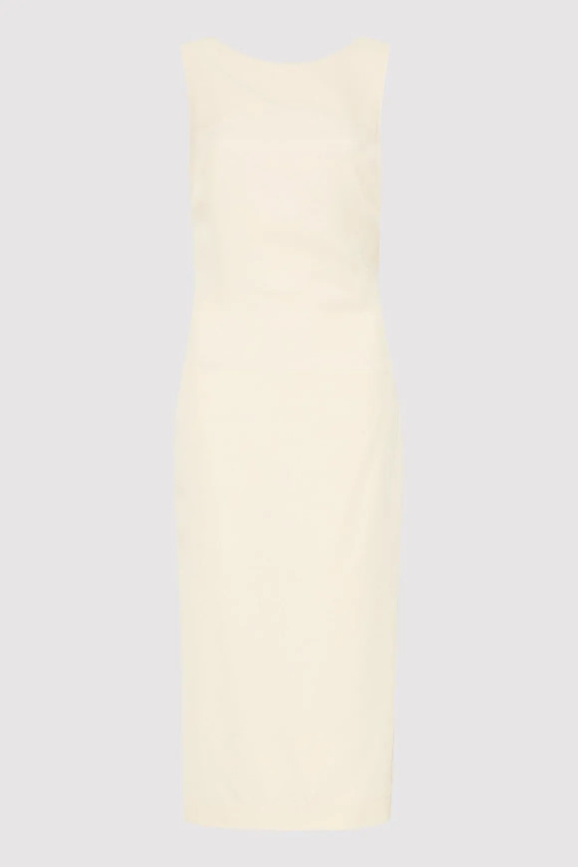 St. Agni Cut Out Midi Dress - Cool White
