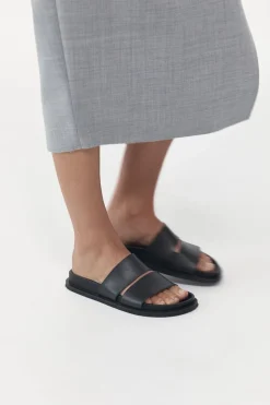 St. Agni Cut Out Slide - Black