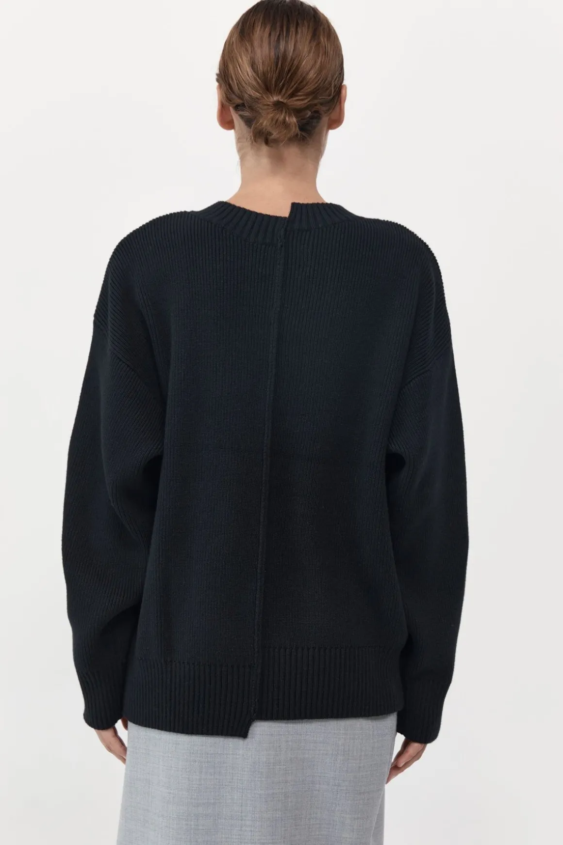 St. Agni Deconstructed Pullover - Black