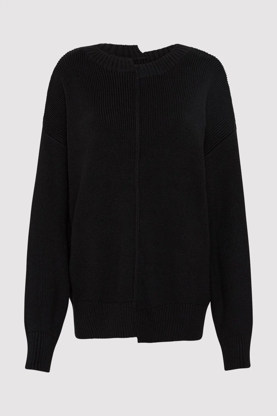 St. Agni Deconstructed Pullover - Black