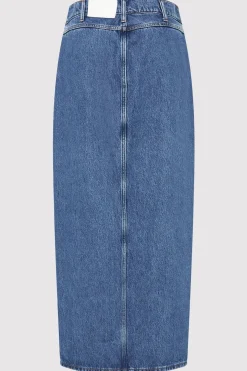 St. Agni Denim Maxi Skirt - Denim Blue
