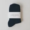 St. Agni Her Socks By Le Bon - Midnight Blue