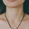 St. Agni Heures Necklace - Clear - By Ayllón