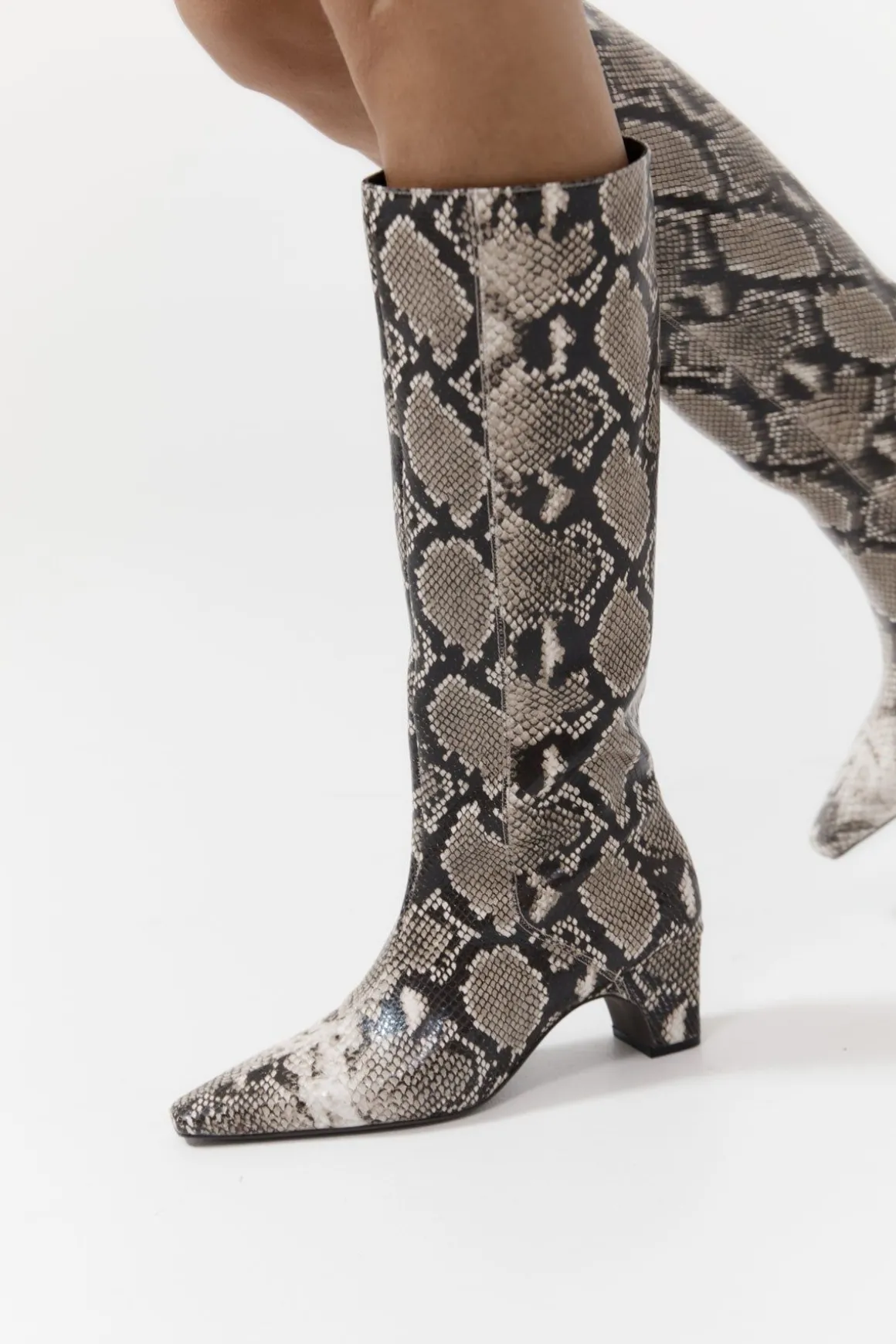 St. Agni High Boot - Python