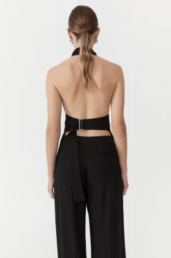 St. Agni High Neck Tunic - Black