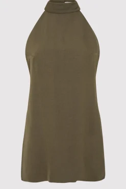 St. Agni High Neck Tunic - Olivine