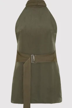 St. Agni High Neck Tunic - Olivine