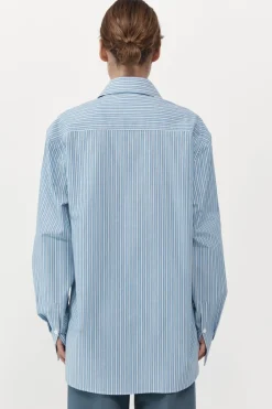 St. Agni Homme Shirt - Blue Stripe
