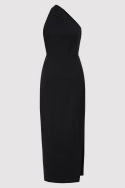 St. Agni Hudson Midi Dress - Black