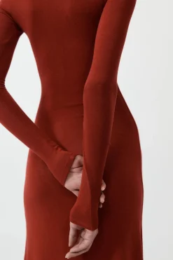 St. Agni Jersey Maxi Dress - Rouge