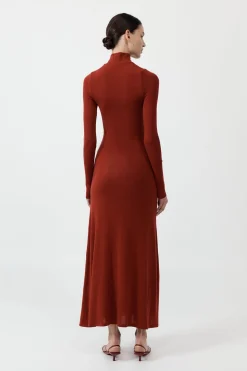 St. Agni Jersey Maxi Dress - Rouge