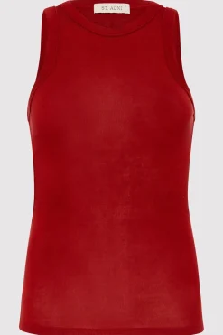 St. Agni Jersey Tank - Rouge