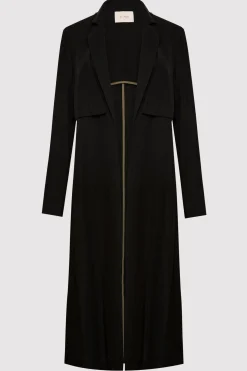 St. Agni Layered Summer Trench - Black