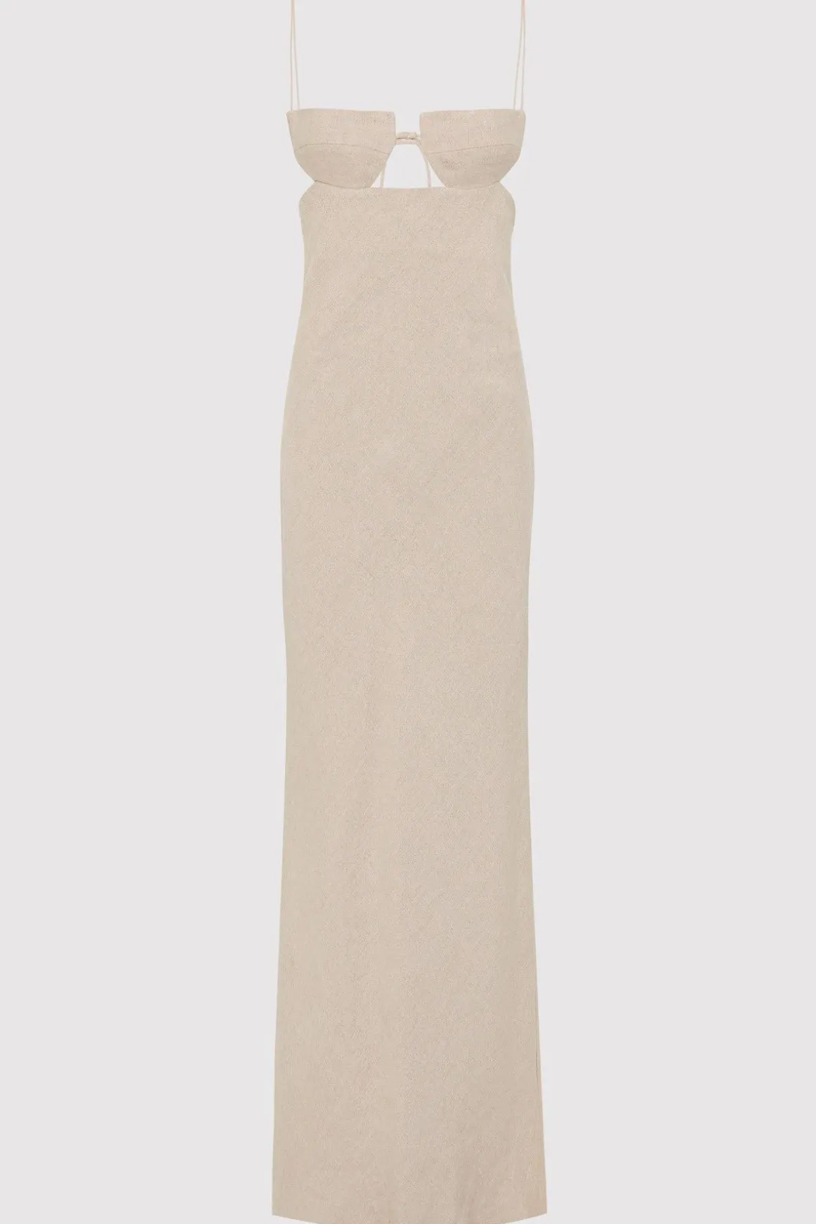 St. Agni Linen Resort Dress - Natural