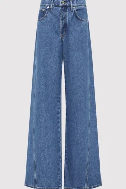 St. Agni Low Rise Jeans - Denim Blue