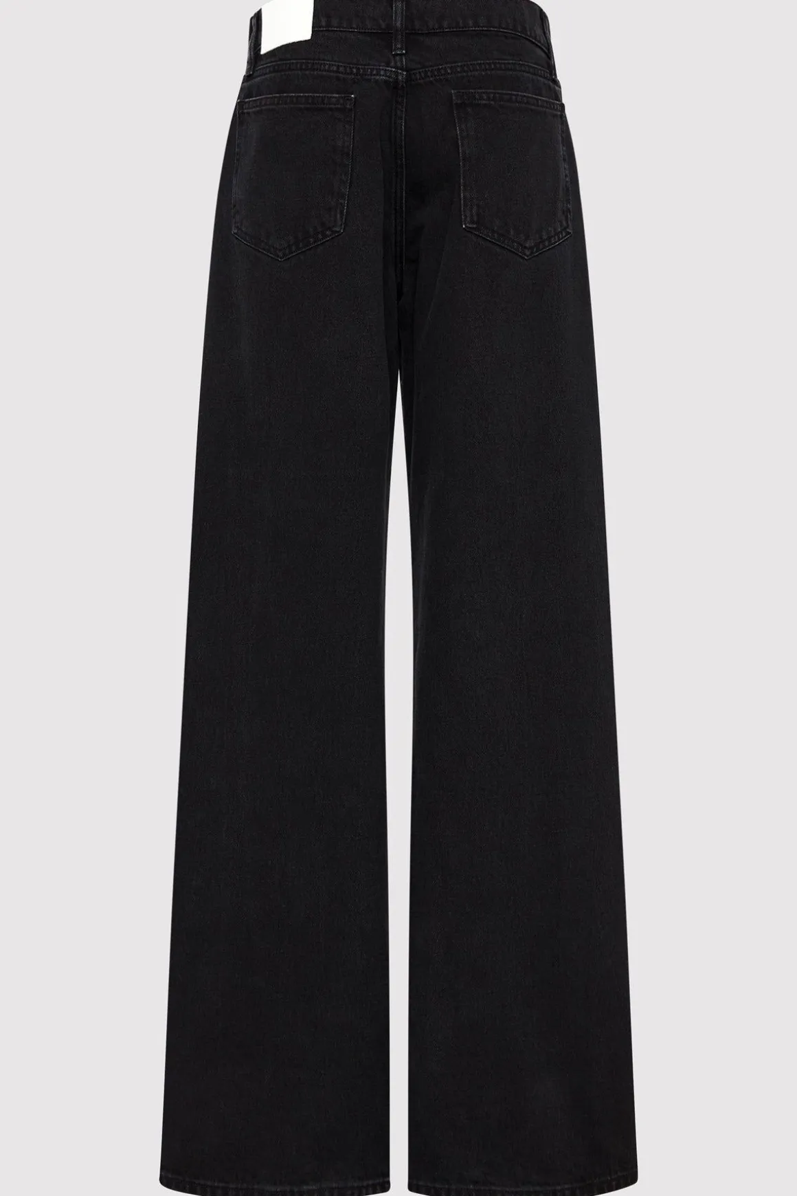 St. Agni Low Rise Jeans - Washed Black