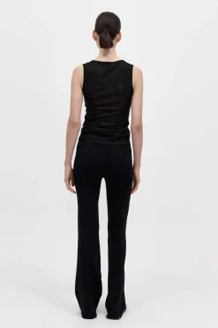 St. Agni Low Waist Knit Pants - Black