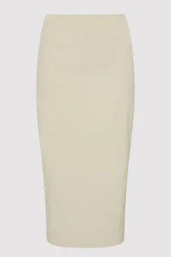 St. Agni Low Waist Pencil Skirt - Birch