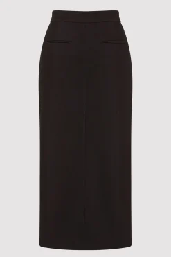St. Agni Low waisted Tailored Skirt - Black