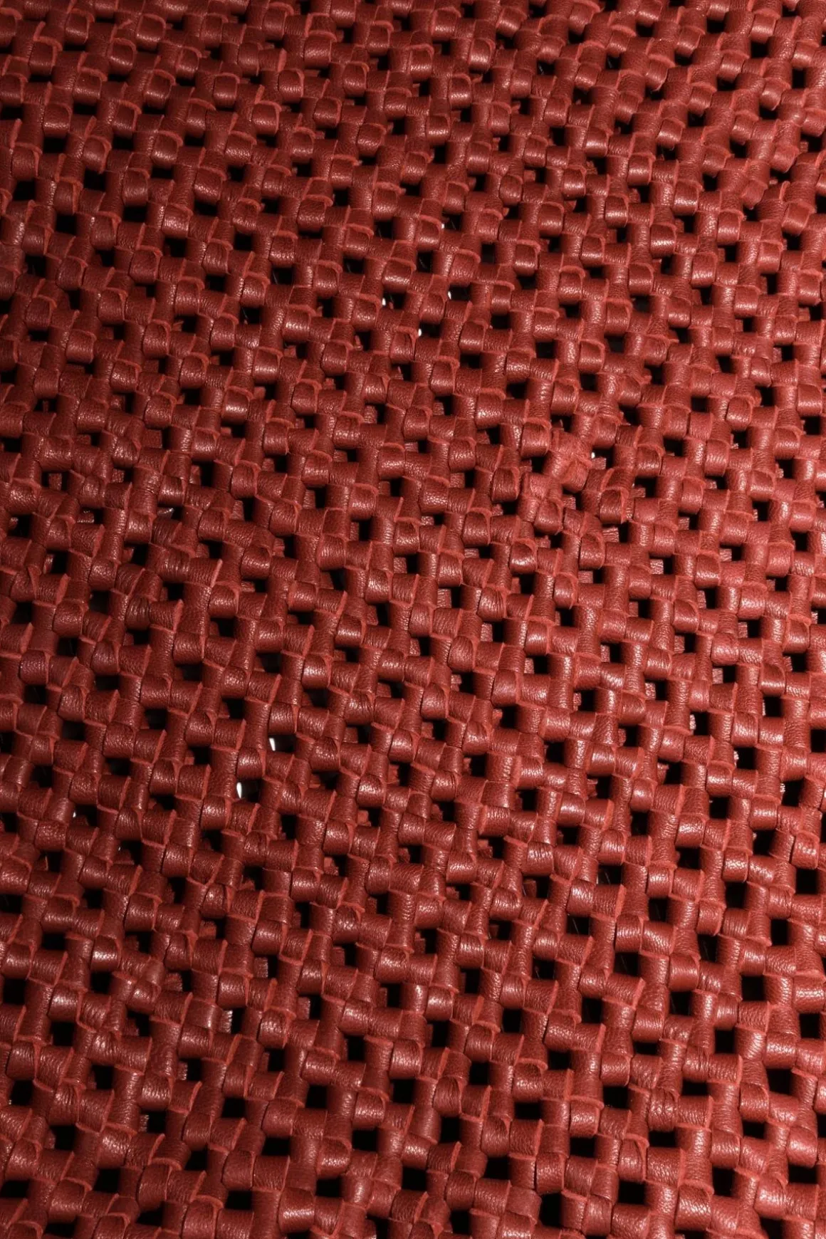 St. Agni Macrame Shoulder Bag - Rouge