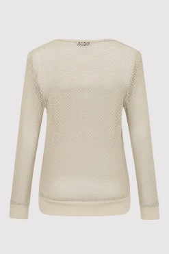St. Agni Mesh Long Sleeve Top - Aloe