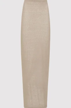 St. Agni Mesh Maxi Skirt - Fog