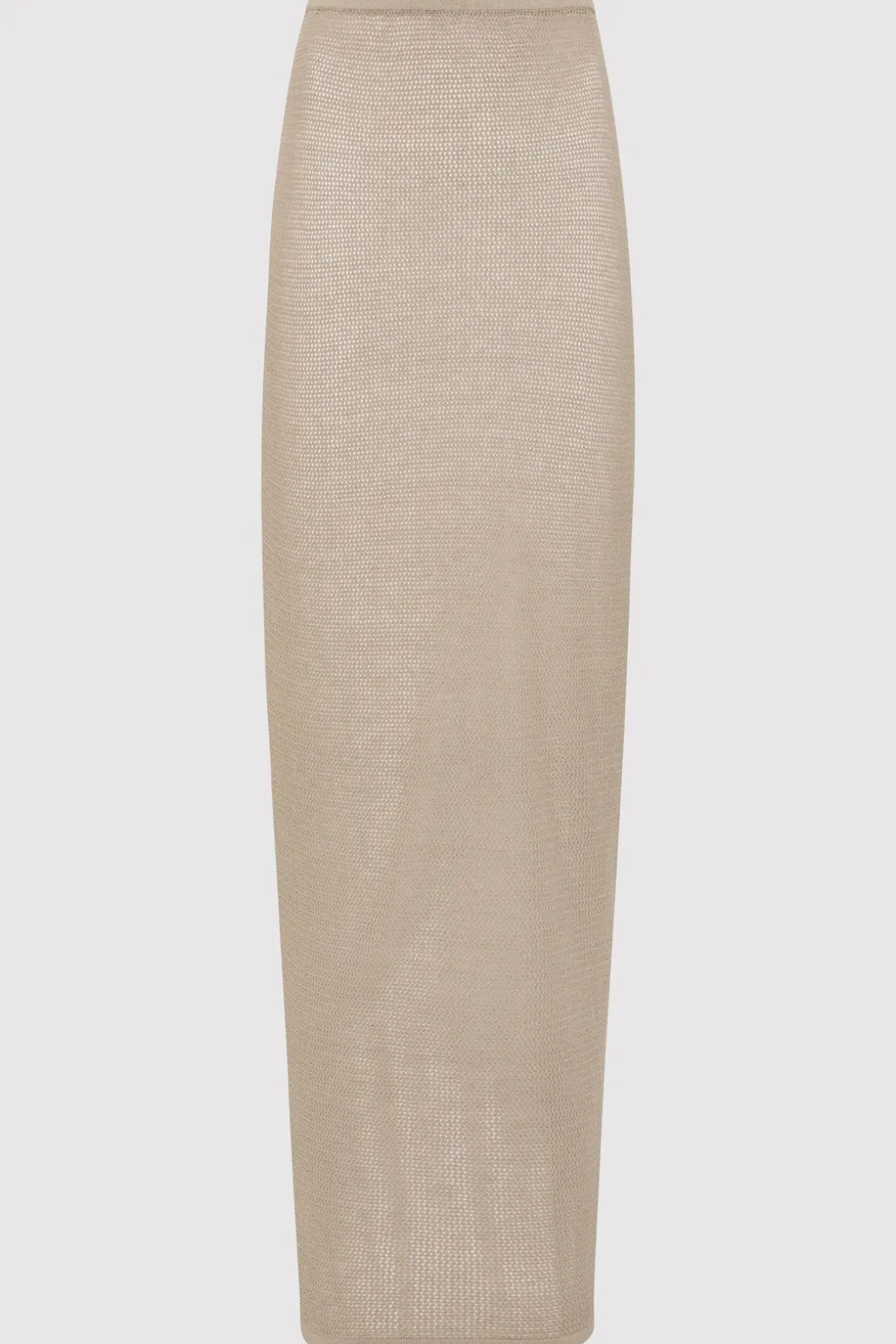 St. Agni Mesh Maxi Skirt - Fog