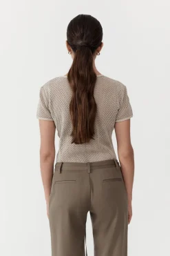 St. Agni Mesh Short Sleeve Tee - Aloe