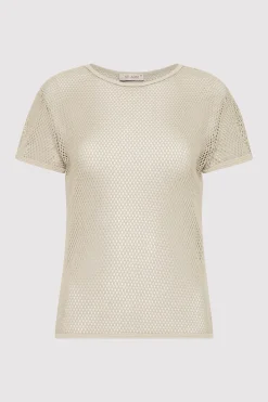 St. Agni Mesh Short Sleeve Tee - Aloe