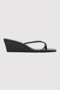 St. Agni Minimal Low Wedge - Black
