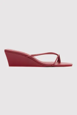 St. Agni Minimal Low Wedge - Rouge