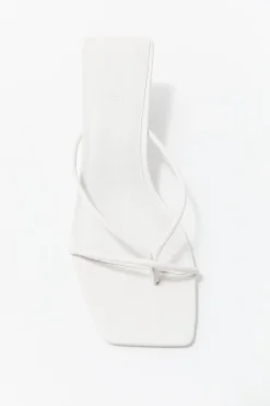 St. Agni Minimal Low Wedge - White