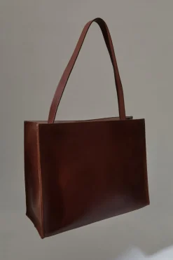St. Agni Minimal Mini Tote - Antique Tan