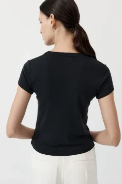 St. Agni Organic Cotton Baby Tee - Black