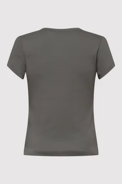 St. Agni Organic Cotton Baby Tee - Pewter Grey