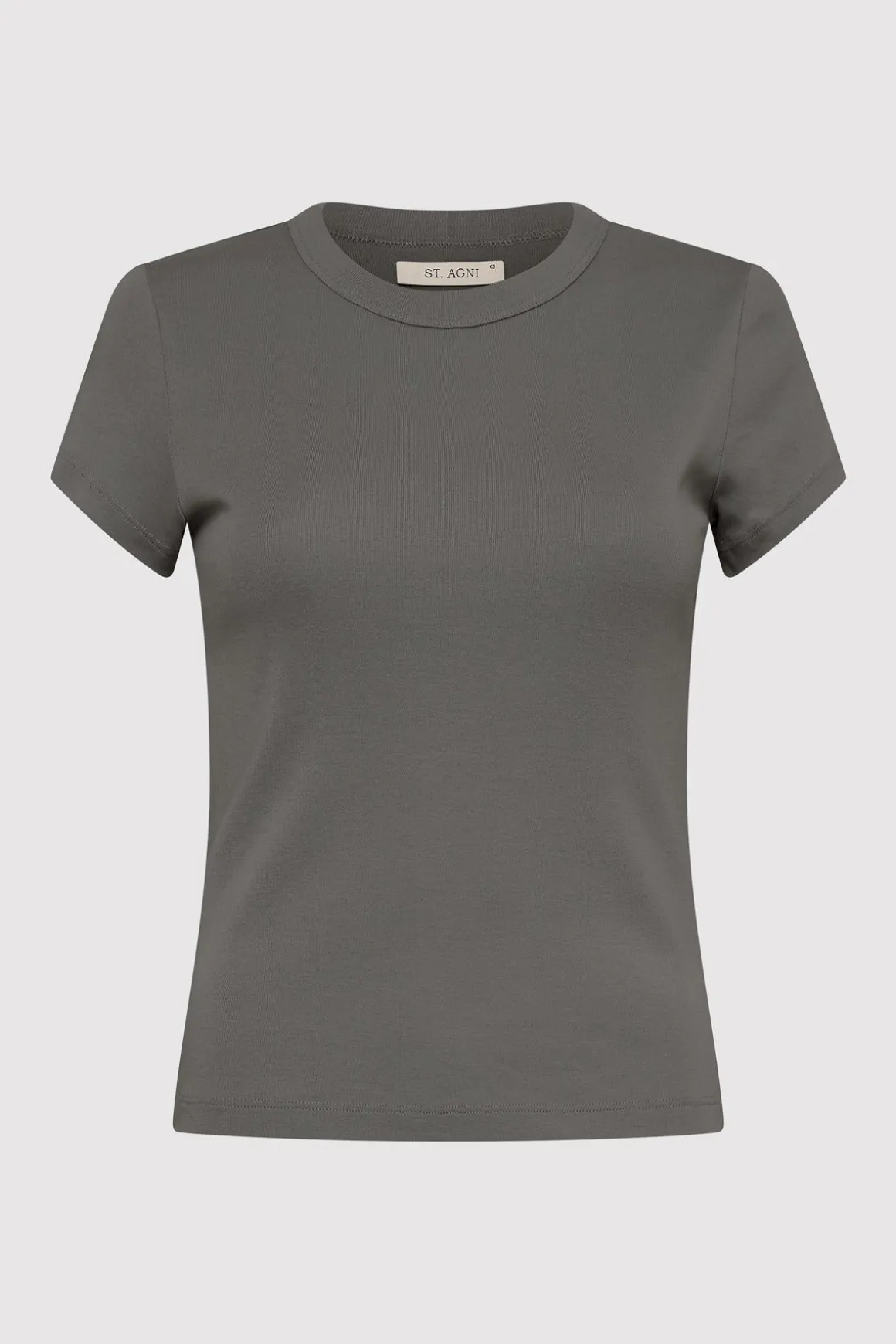 St. Agni Organic Cotton Baby Tee - Pewter Grey